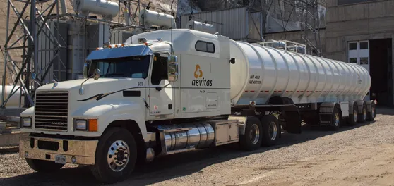 Transformer oil supply tanker truck